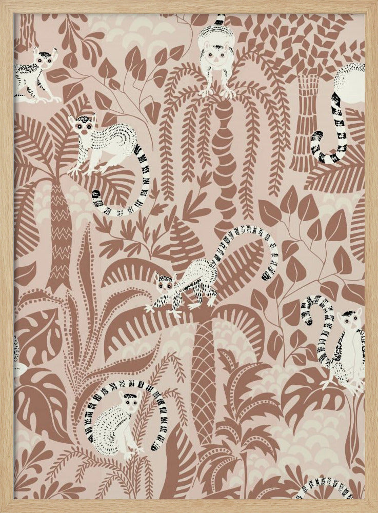 Jungle adventure Mocha Mousse | Poster