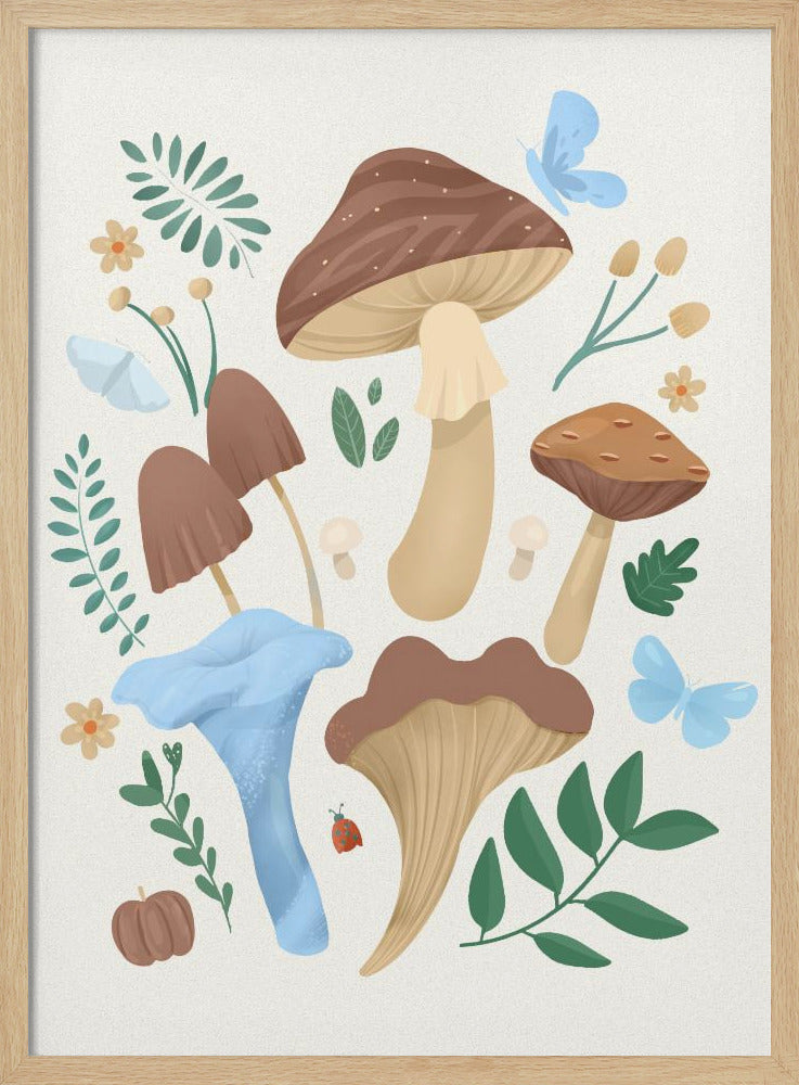 Mocha Fungi | Poster