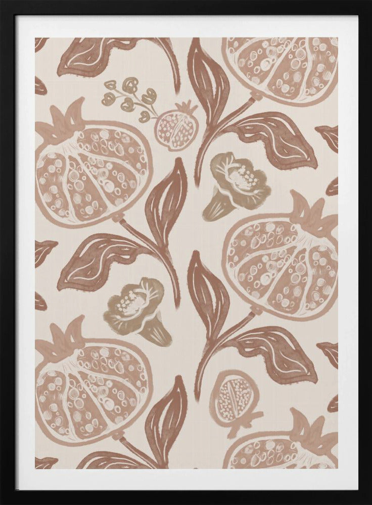 Pomegranates Pattern | Poster