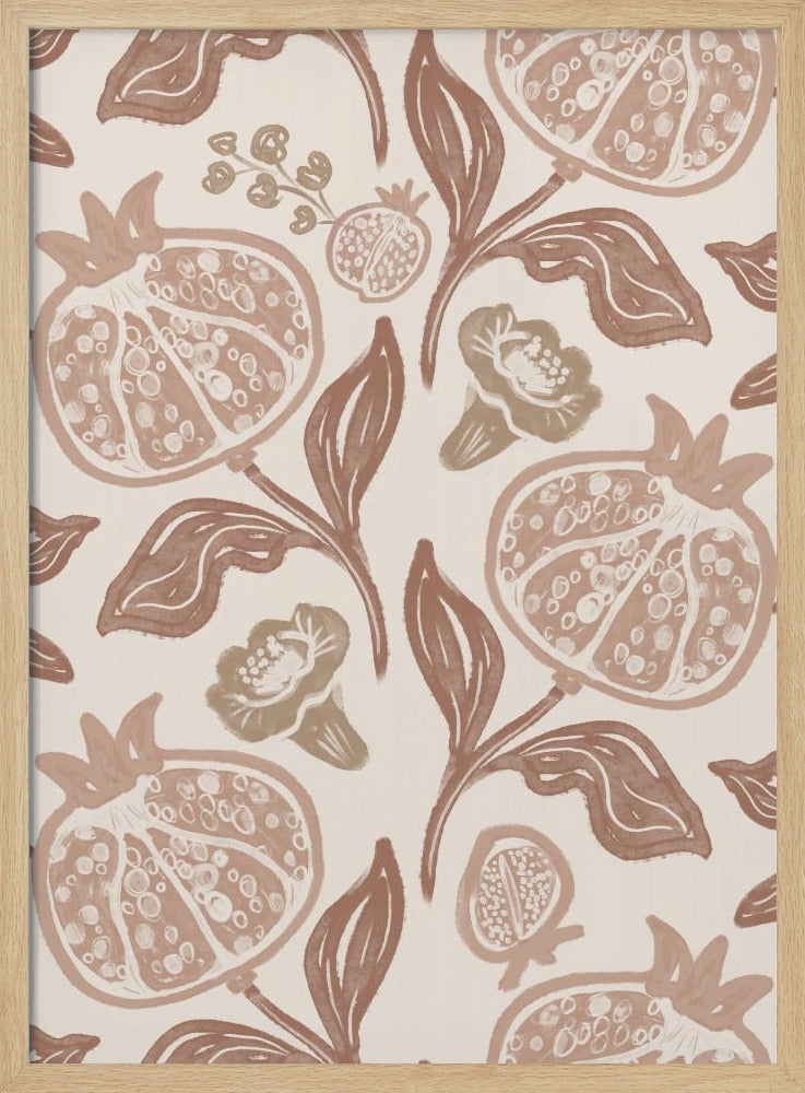 Pomegranates Pattern | Poster