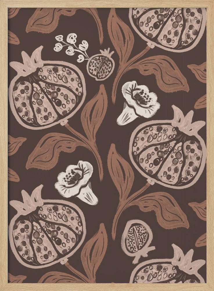 Pomegranates Pattern | Poster