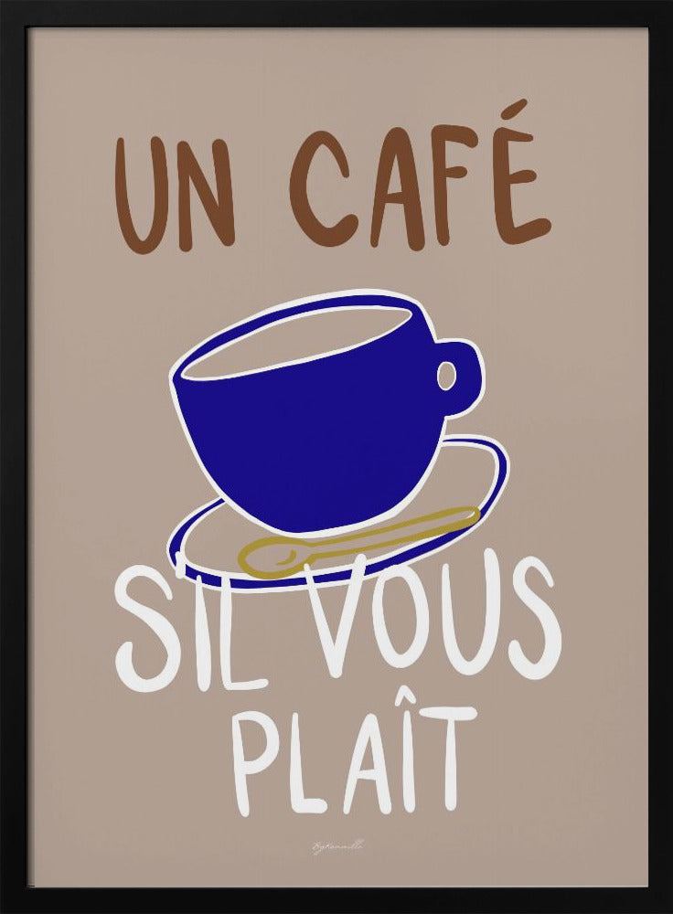 Un café | Poster