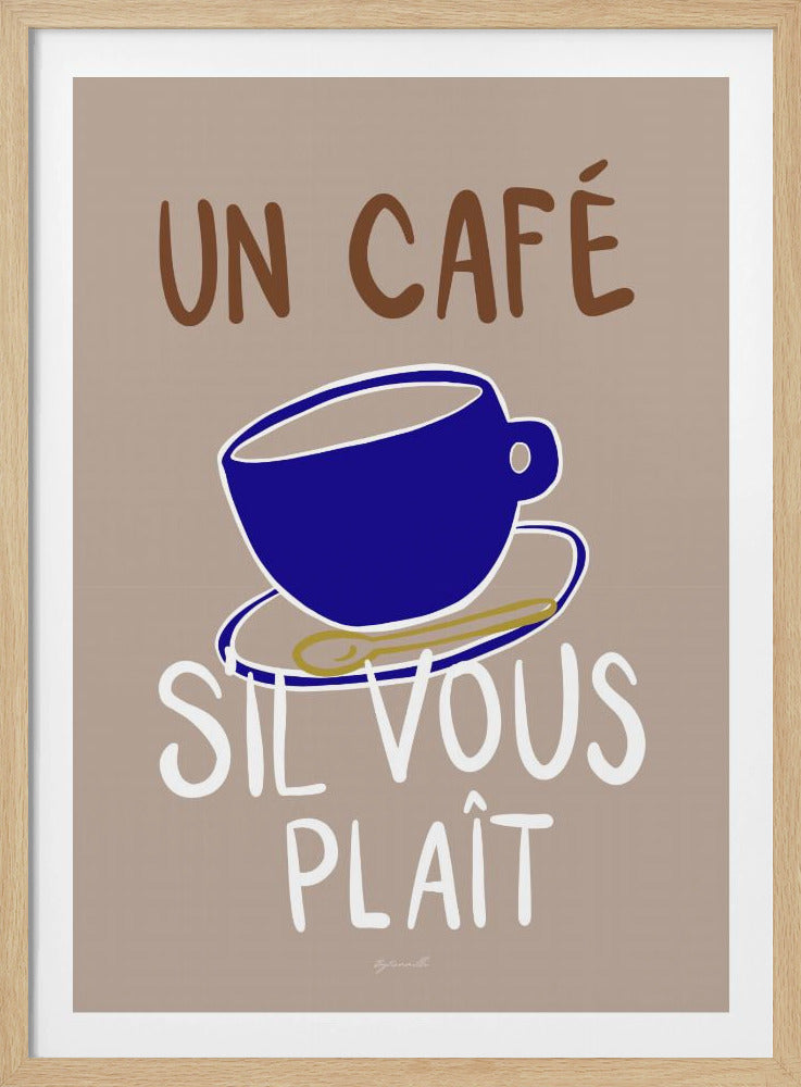 Un café | Poster