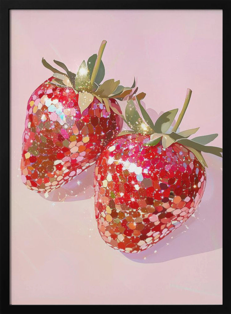 Sparkling Strawberries | Poster