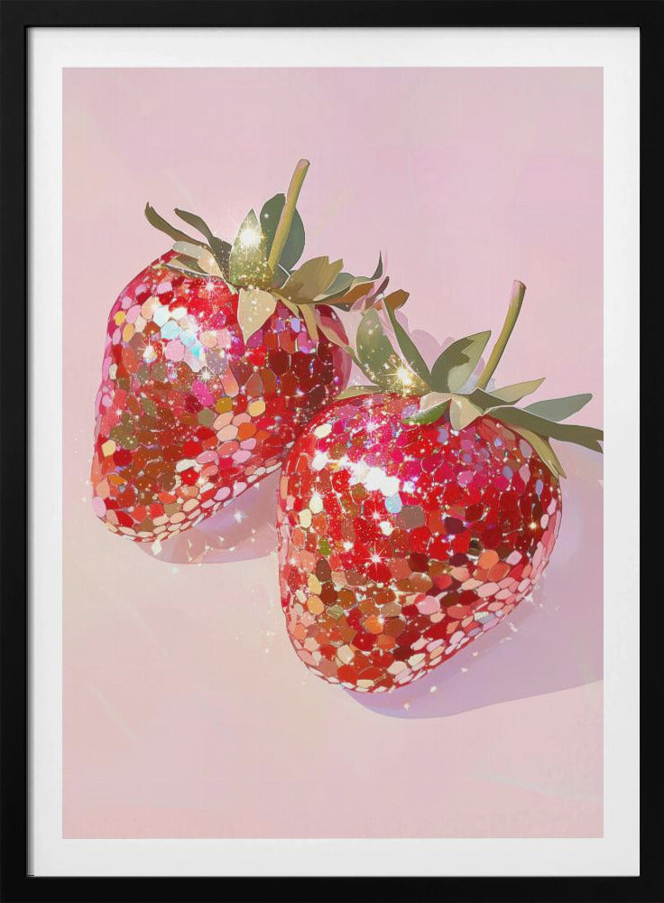 Sparkling Strawberries | Poster