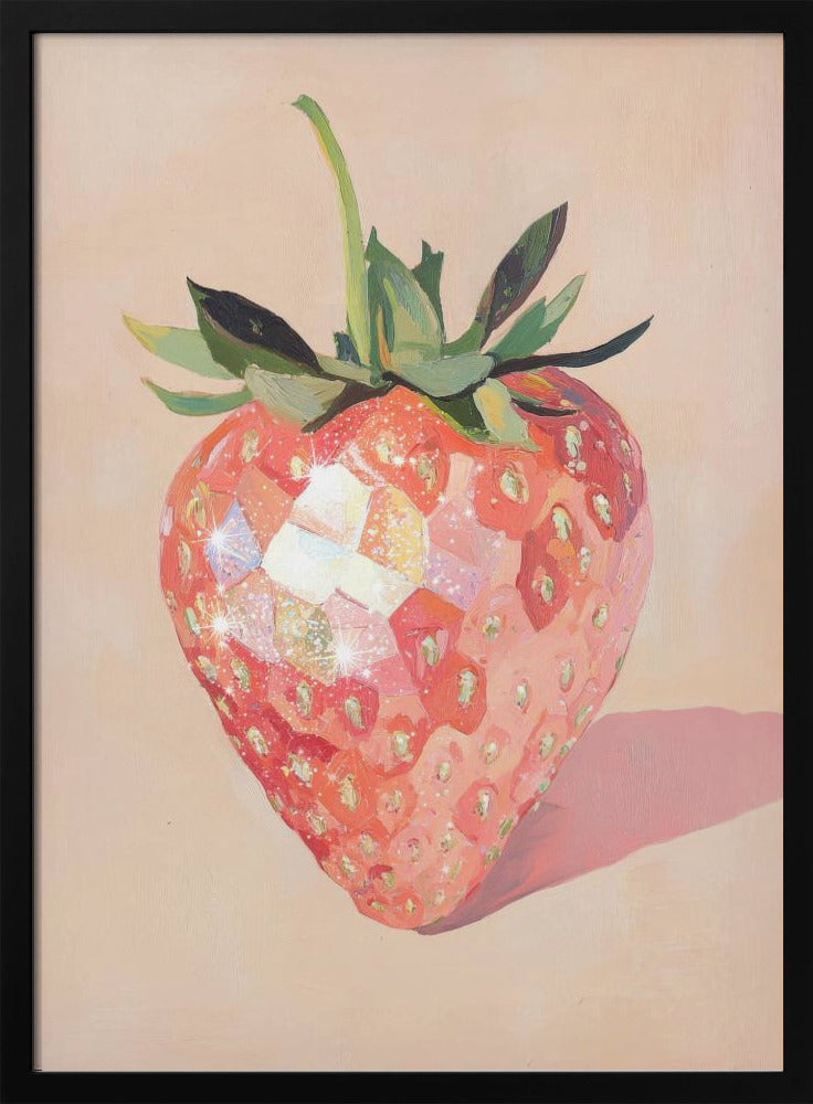 Glistening Strawberry | Poster