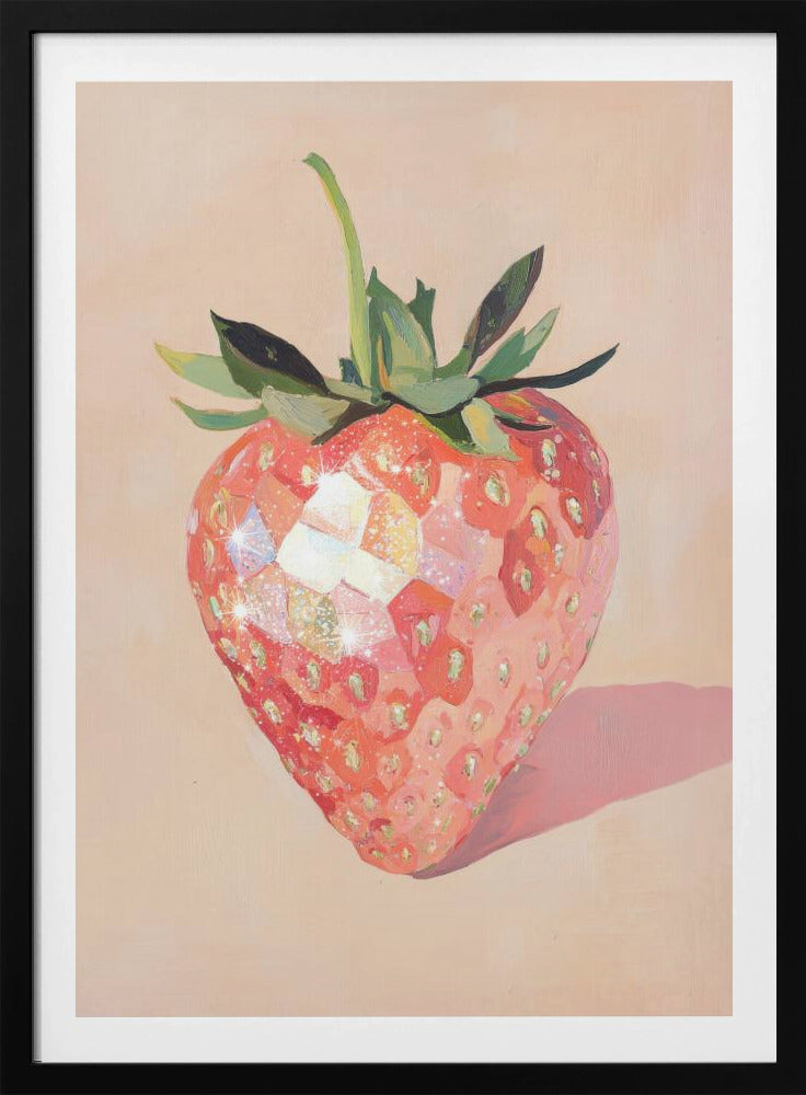 Glistening Strawberry | Poster