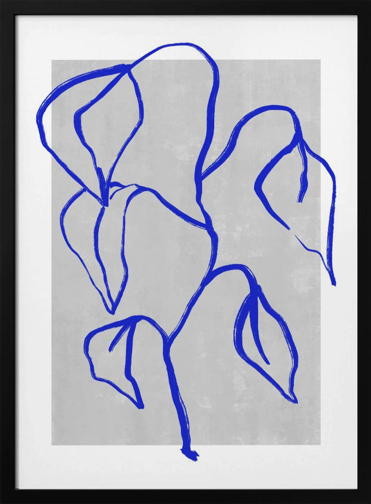 Blue Lines Harmony | Poster