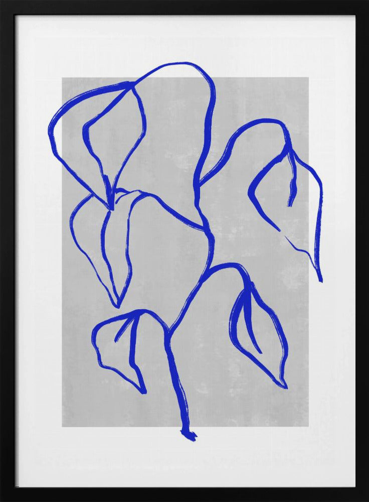 Blue Lines Harmony | Poster