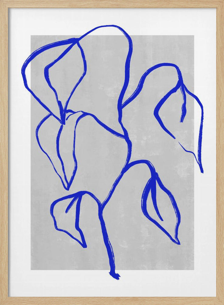 Blue Lines Harmony | Poster