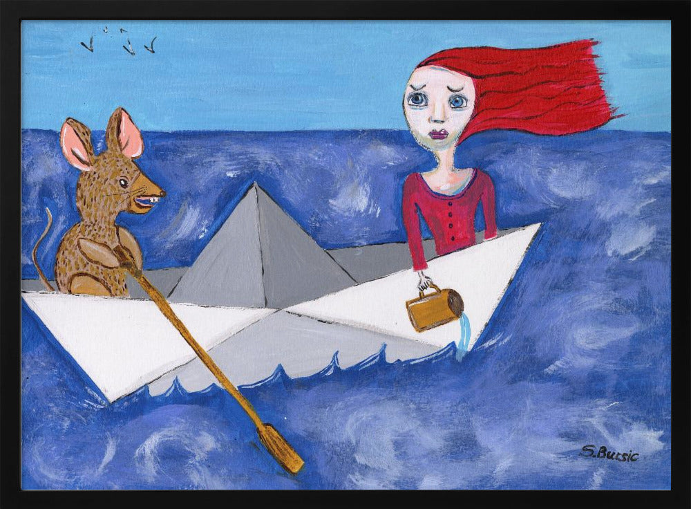Don&#039;t go out in a paper boat with a Rat. | Poster