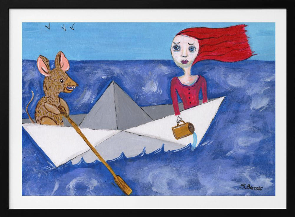 Don&#039;t go out in a paper boat with a Rat. | Poster