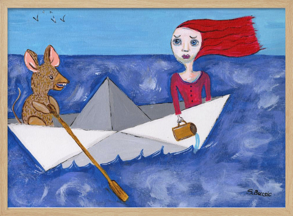 Don&#039;t go out in a paper boat with a Rat. | Poster