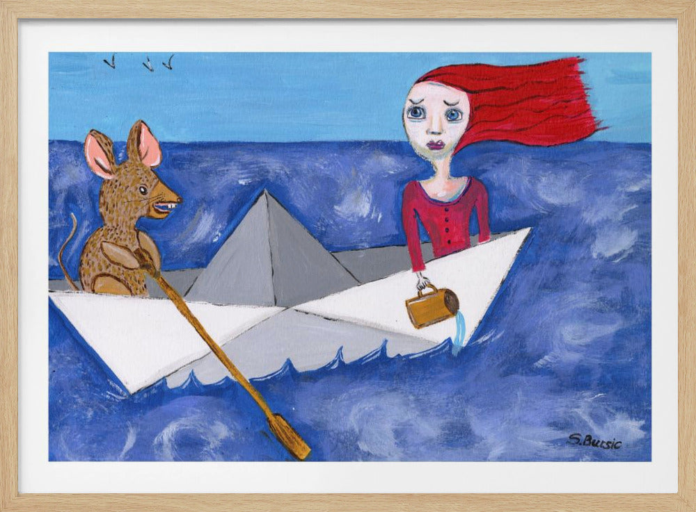 Don&#039;t go out in a paper boat with a Rat. | Poster