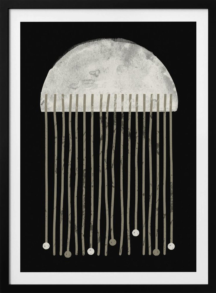 Midnight Whispers Abstraction | Poster