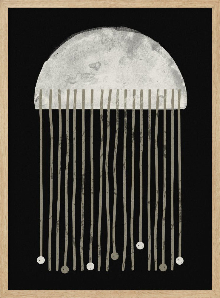 Midnight Whispers Abstraction | Poster