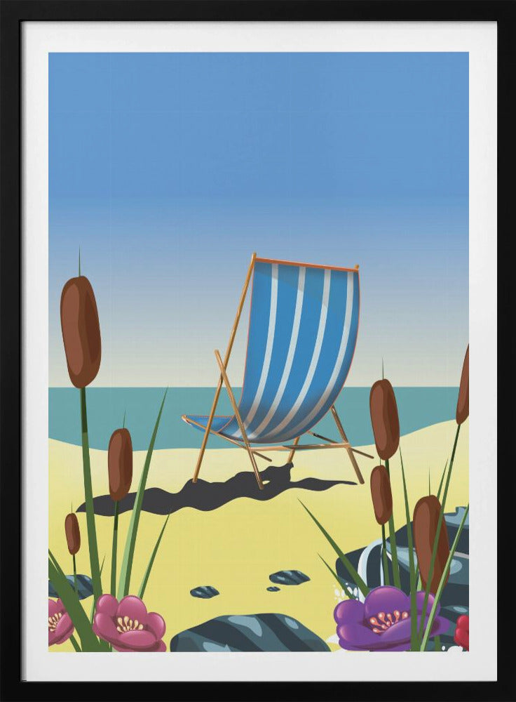 Seaside Deck Chair | Poster