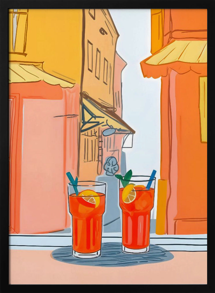 Two Aperols Please! | Poster
