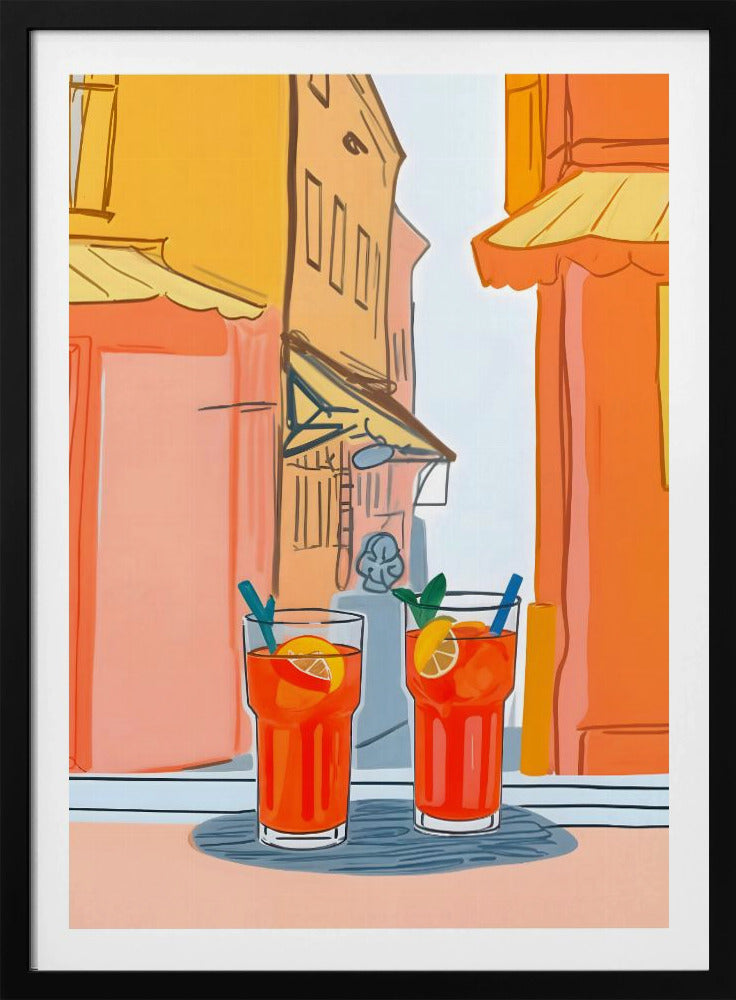 Two Aperols Please! | Poster