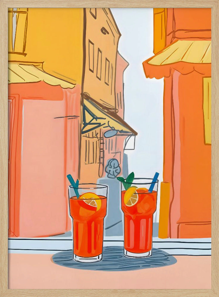 Two Aperols Please! | Poster