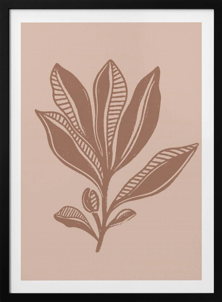 Mocha Foliage | Poster