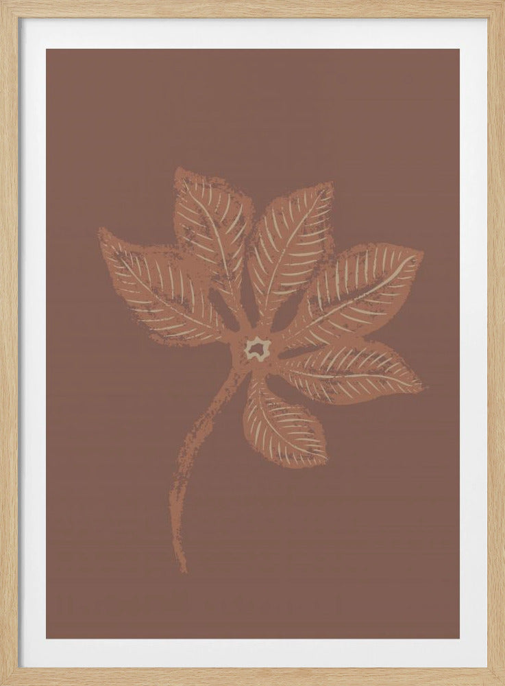 Abstract Mochs Foliage | Poster