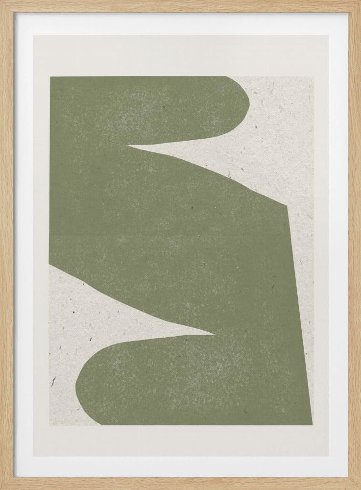 Gentle Green Flow | Poster