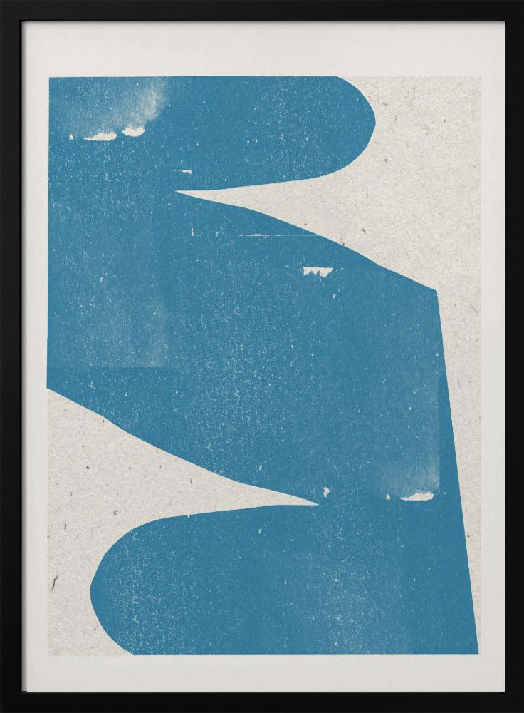 Blue Abstract Curve | Poster