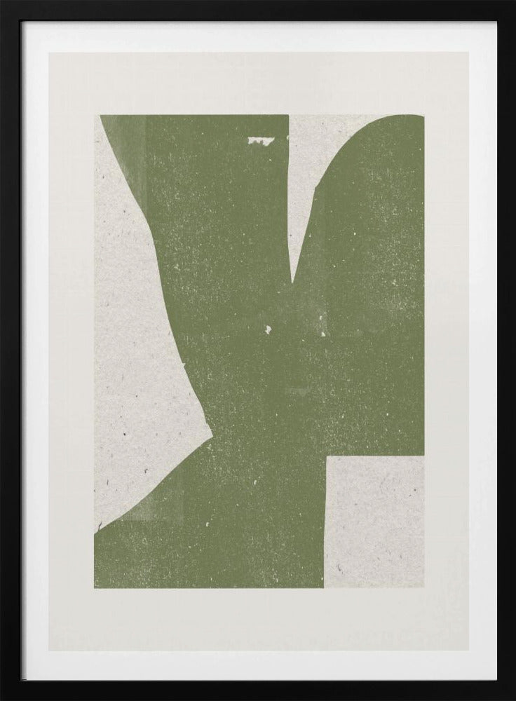 Green Abstract Form | Poster