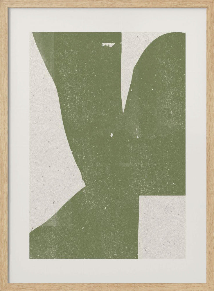 Green Abstract Form | Poster
