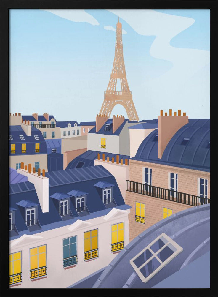 Paris Rooftops | Poster