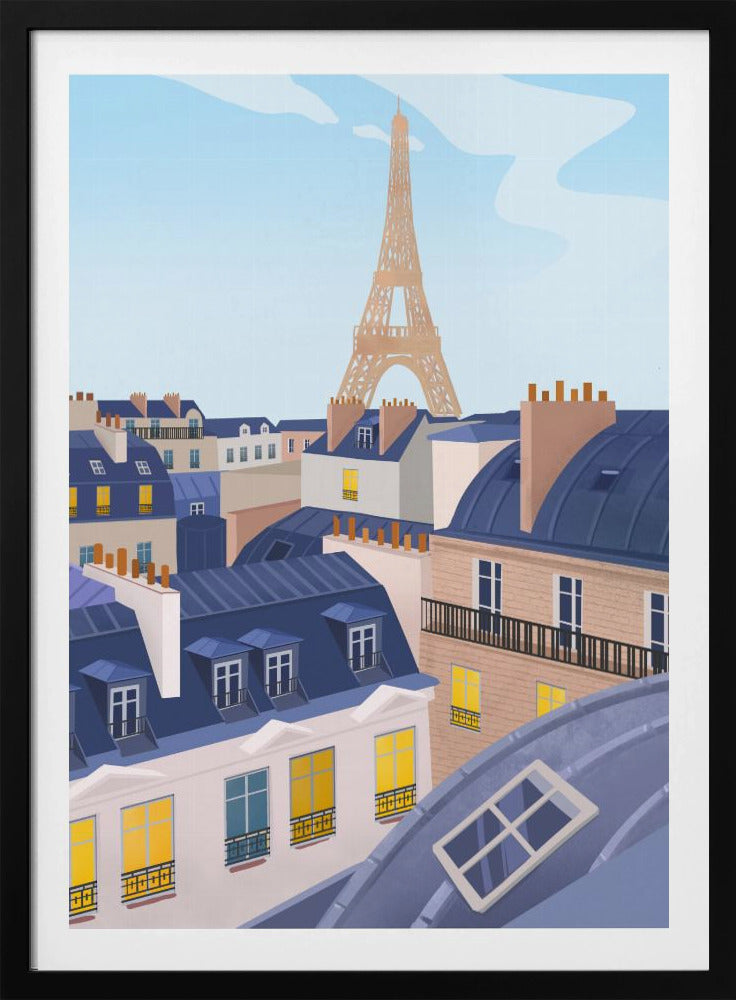 Paris Rooftops | Poster