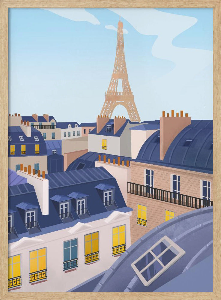 Paris Rooftops | Poster