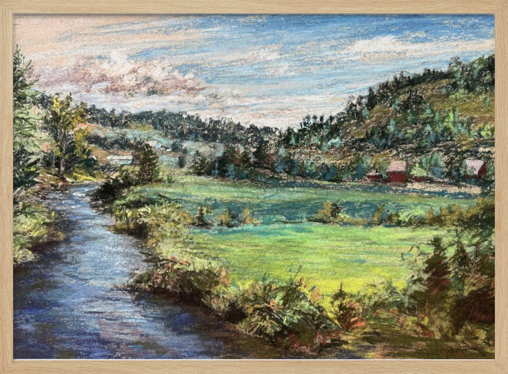 Serene River Valley | Poster