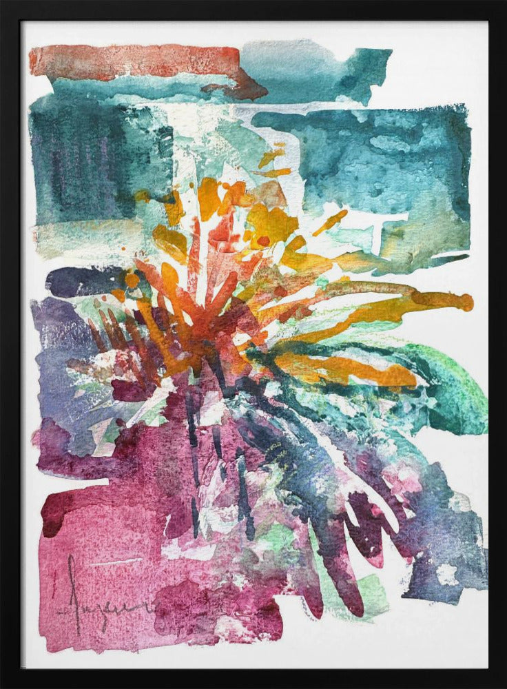 Orchid Passion Watercolor | Poster