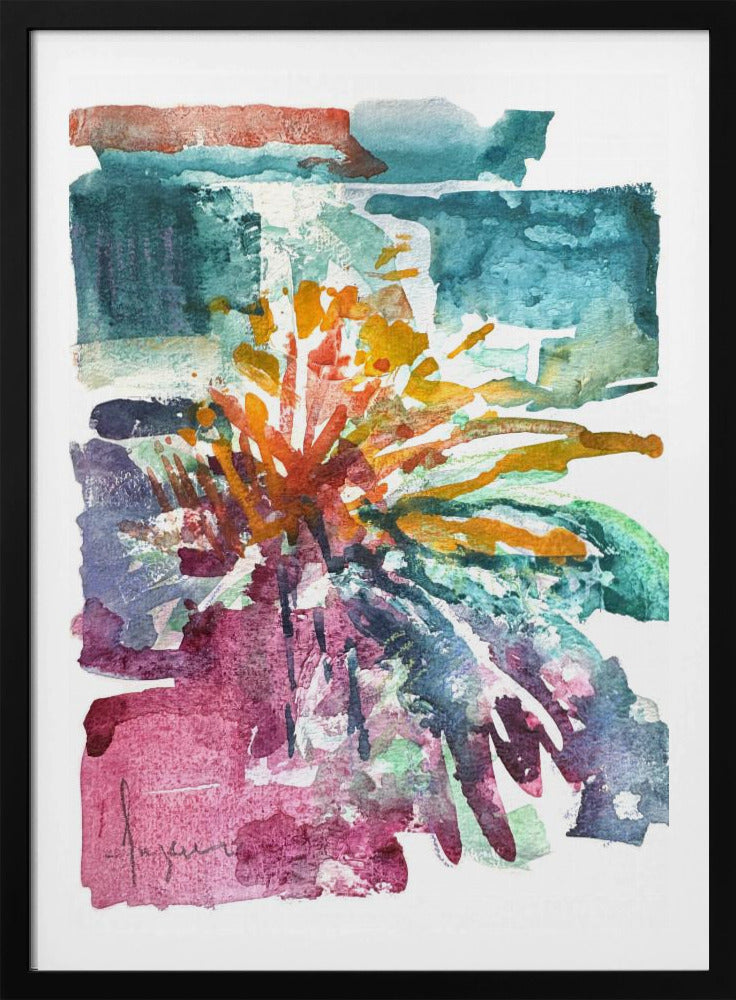 Orchid Passion Watercolor | Poster