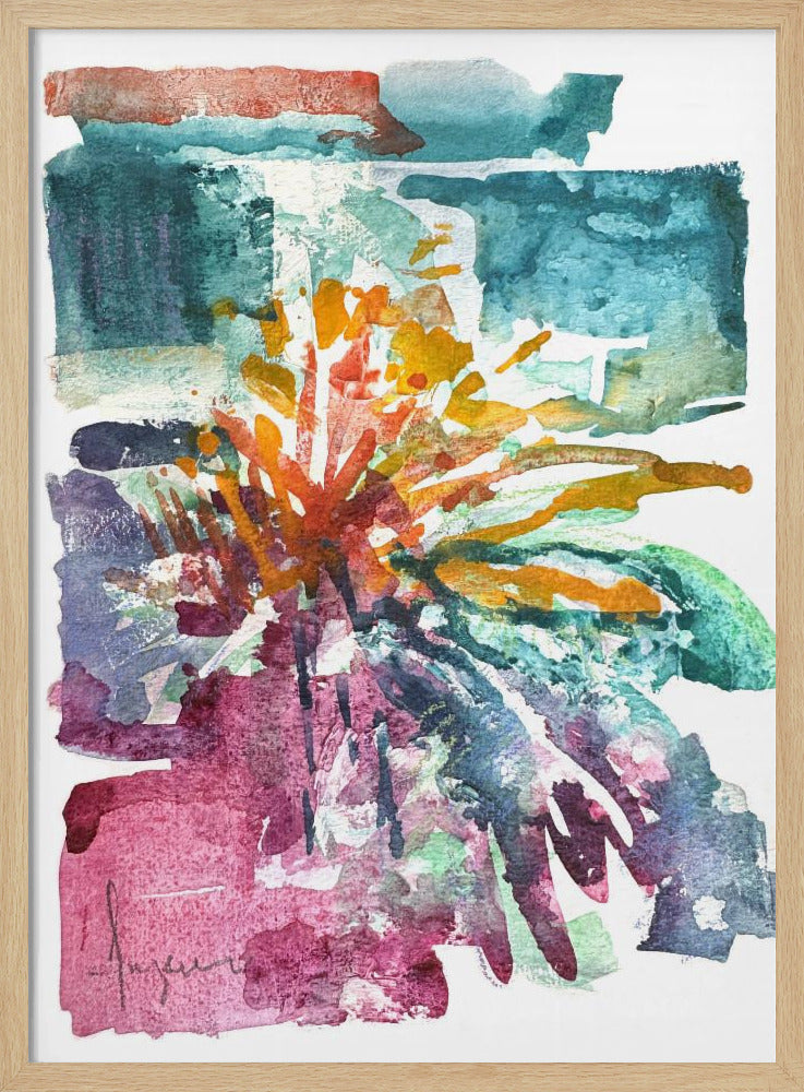 Orchid Passion Watercolor | Poster