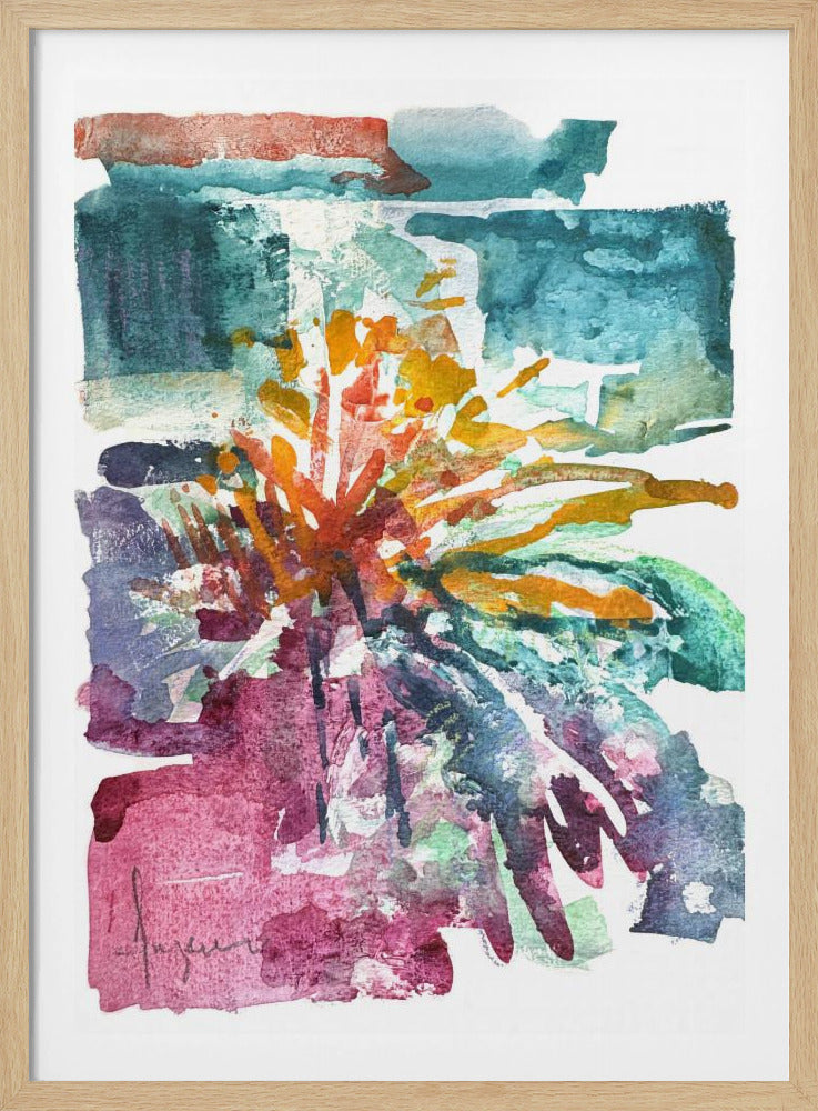 Orchid Passion Watercolor | Poster