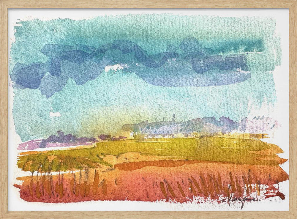 Blue Skies Horizon | Poster