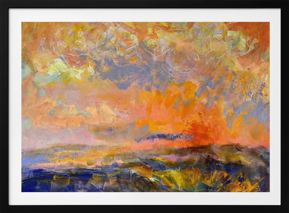 Fiery Dusk Skies | Poster