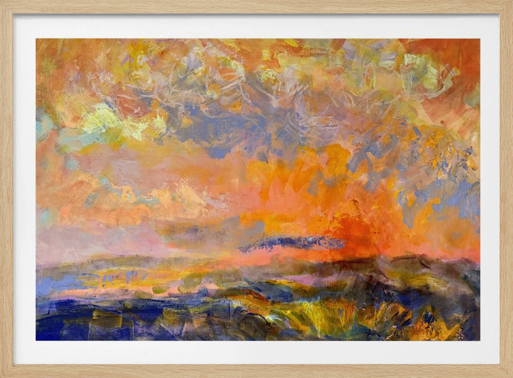 Fiery Dusk Skies | Poster