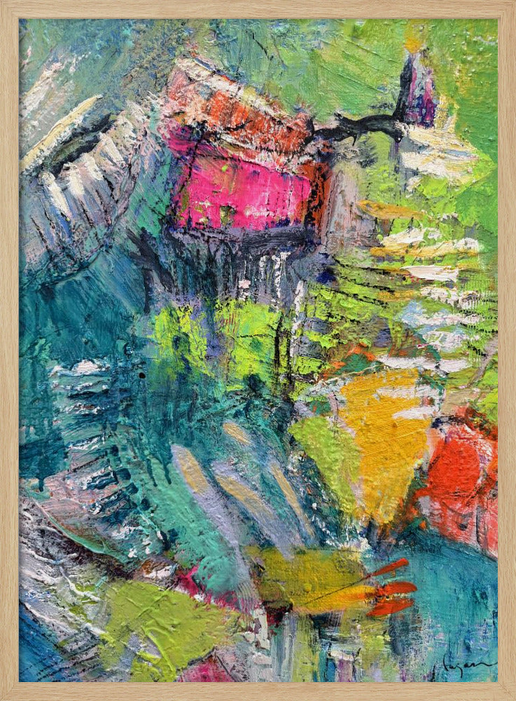 Expressionist Colorful Abstract | Poster