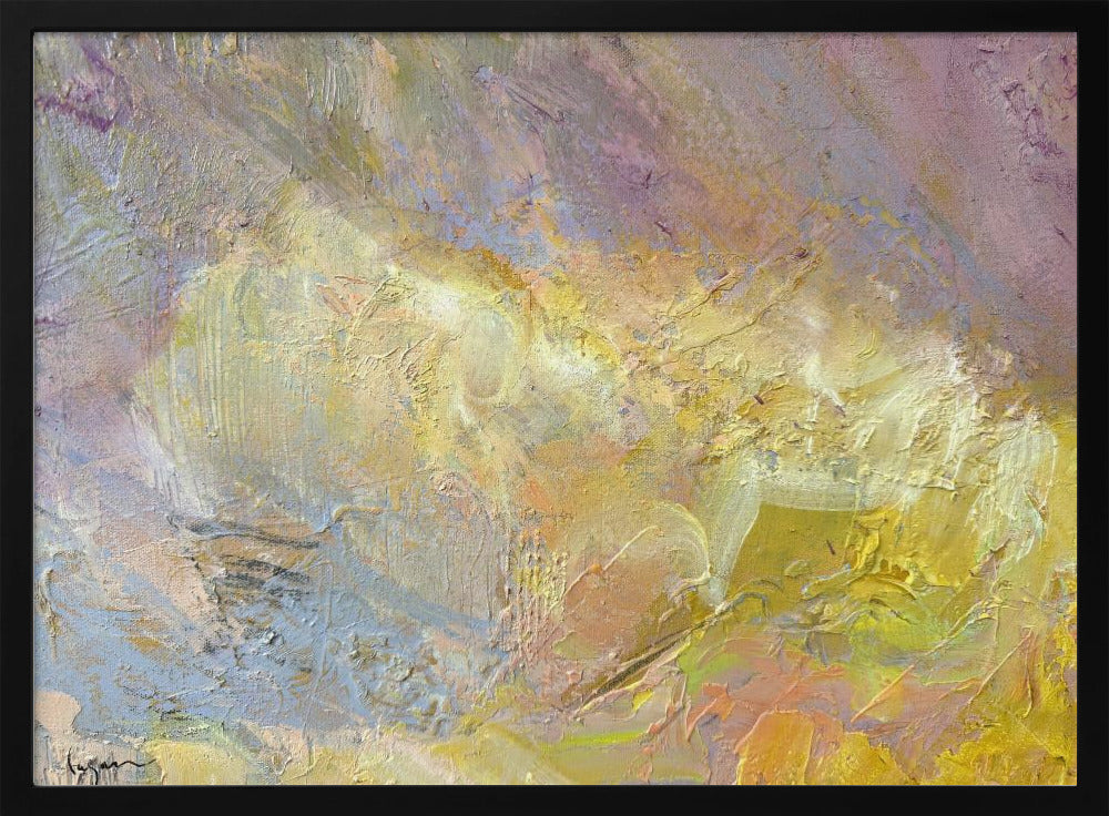 Soaring Golden Abstract | Poster