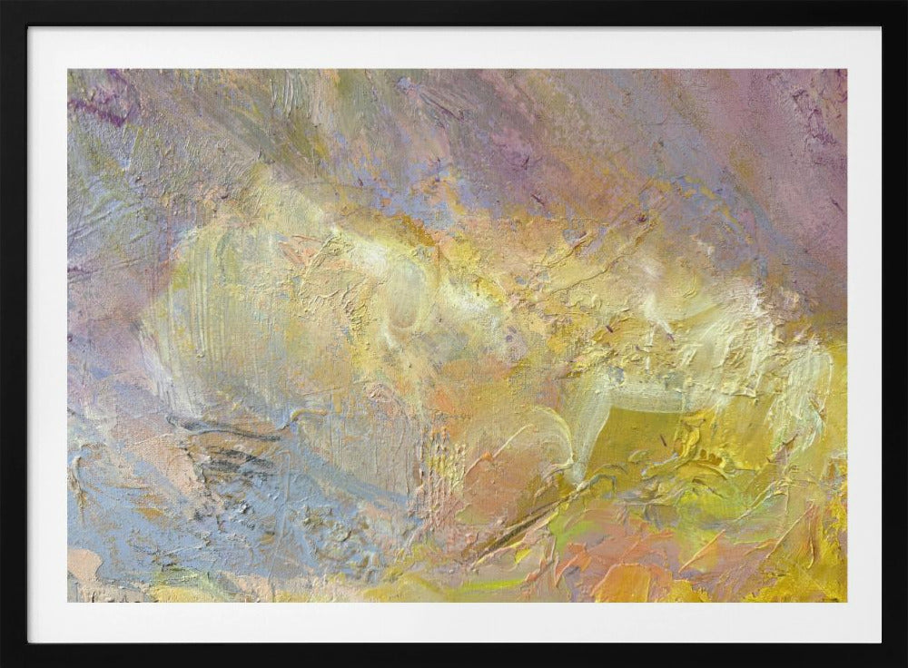 Soaring Golden Abstract | Poster