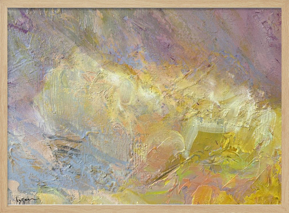 Soaring Golden Abstract | Poster