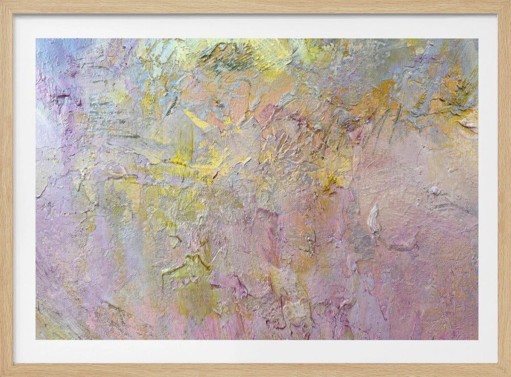 Gold and Pink Abstract | Poster