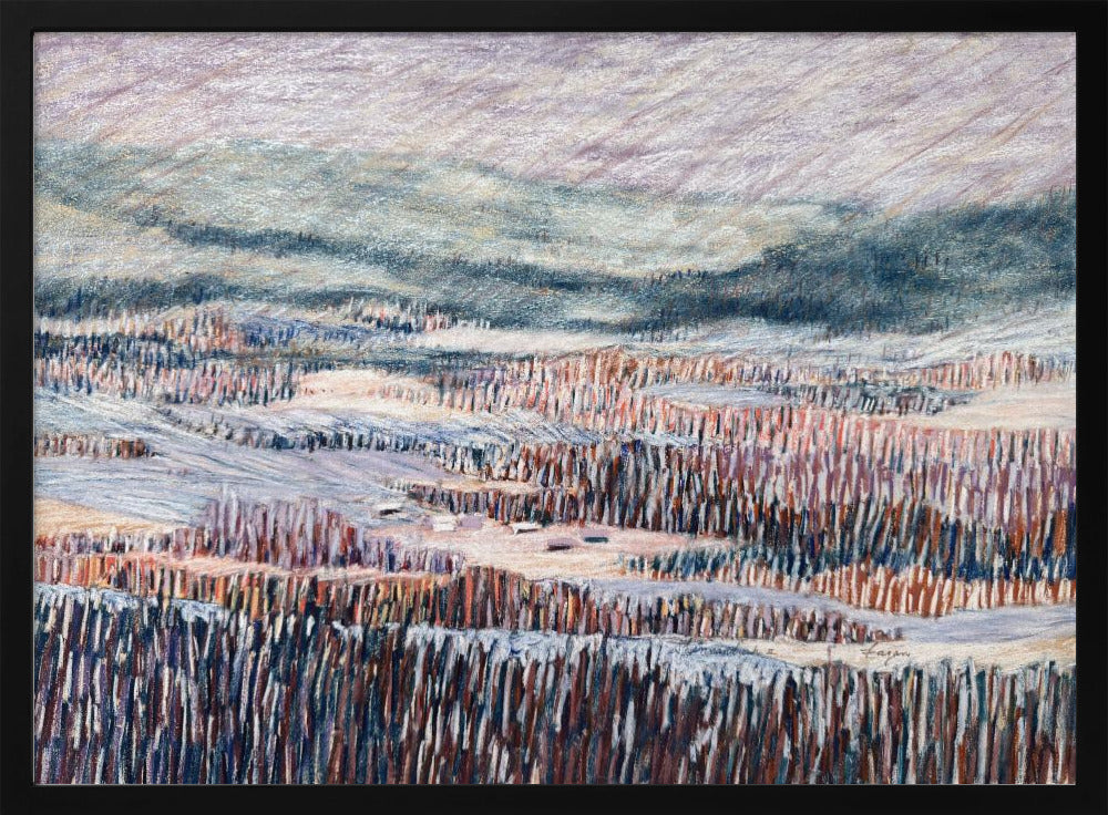 Winter landscape Tapestry | Poster