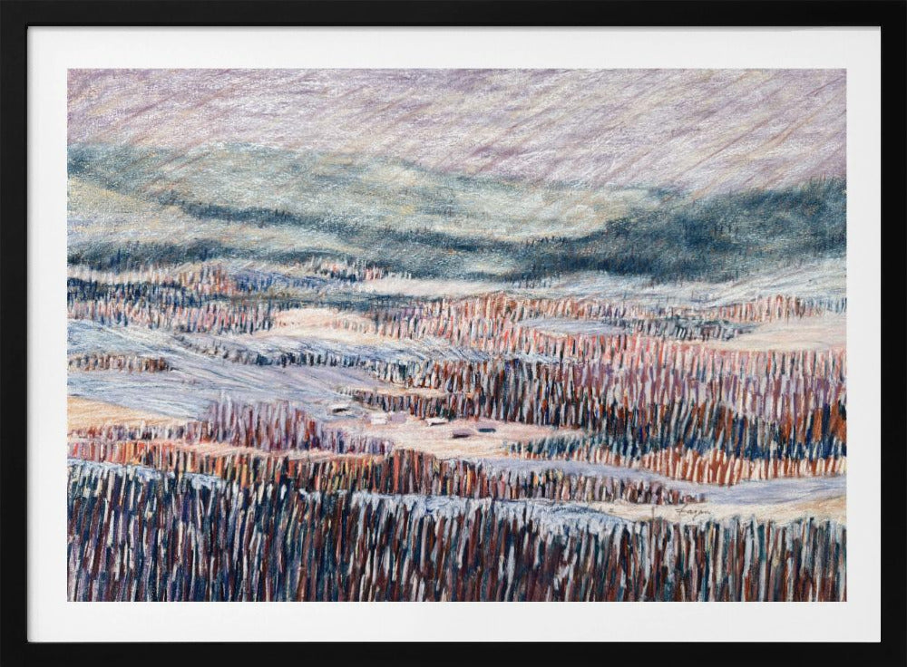 Winter landscape Tapestry | Poster
