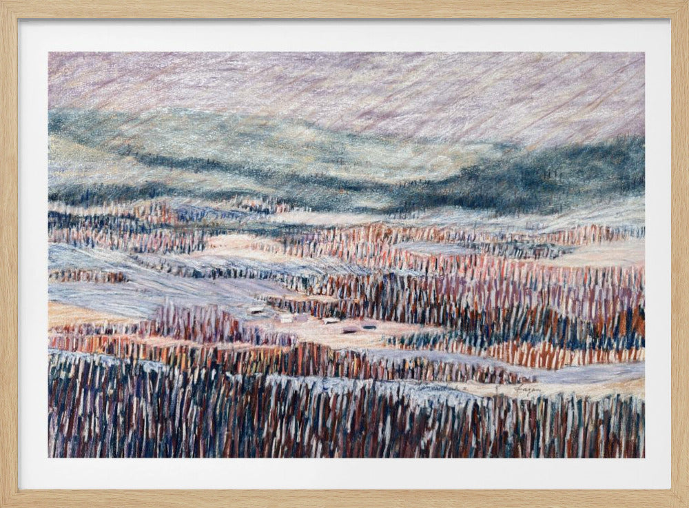 Winter landscape Tapestry | Poster