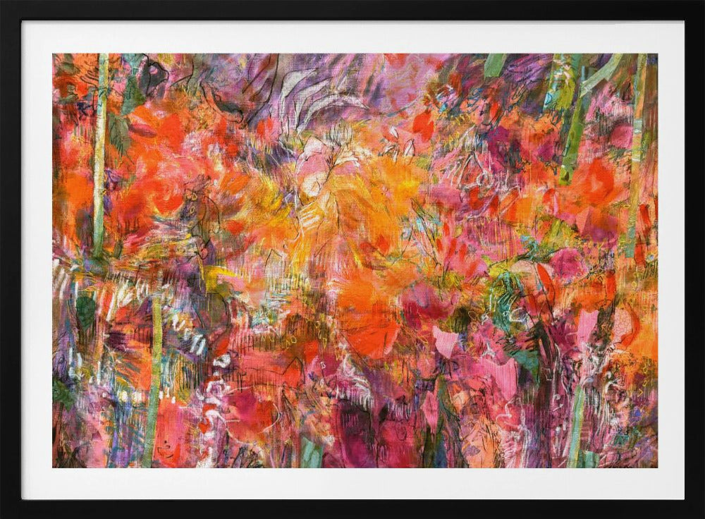 Vibrant Flora Tapestry | Poster